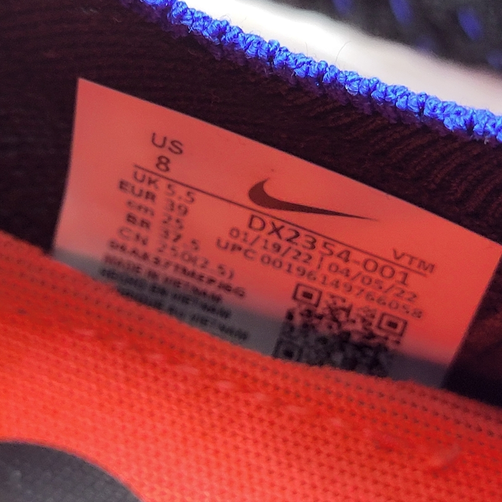 Nike React Phantom Run Flyknit 2 Running Shoes Sneaker Women Size 8 DX2354-001 - Picture 7 of 10